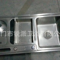 TS9043 多功能盆 广东水槽，304一体成型 厨房不锈钢
