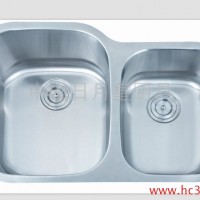 供应厂家供应台下盆单槽SUS304-D8252R北美不锈钢水槽 洗涤槽一体拉伸
